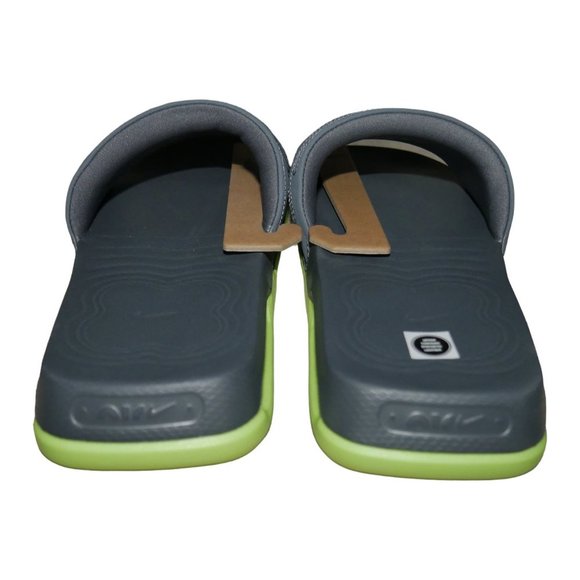 Nike Mens Air Max Cirro Men's Size 12 Comfort Slide Sandals Neon Gray NWT - Picture 8 of 13